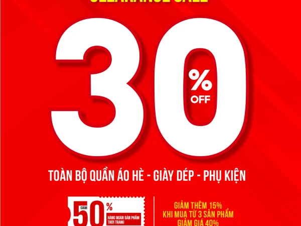 Li-Ning ưu đãi 30% toàn bộ quần áo hè và 50% hàng ngàn sản phẩm thời trang thể thao