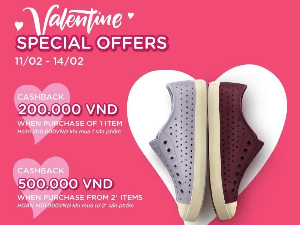 NATIVESHOES | VALENTINE SPECIAL OFFERS