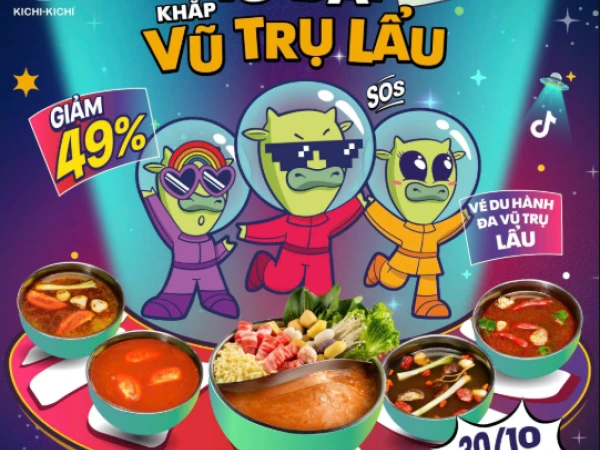 KICHI KICHI 💥 “OOPS” LÊN TÀU SĂN VÉ DU HÀNH 49% THÔIII
