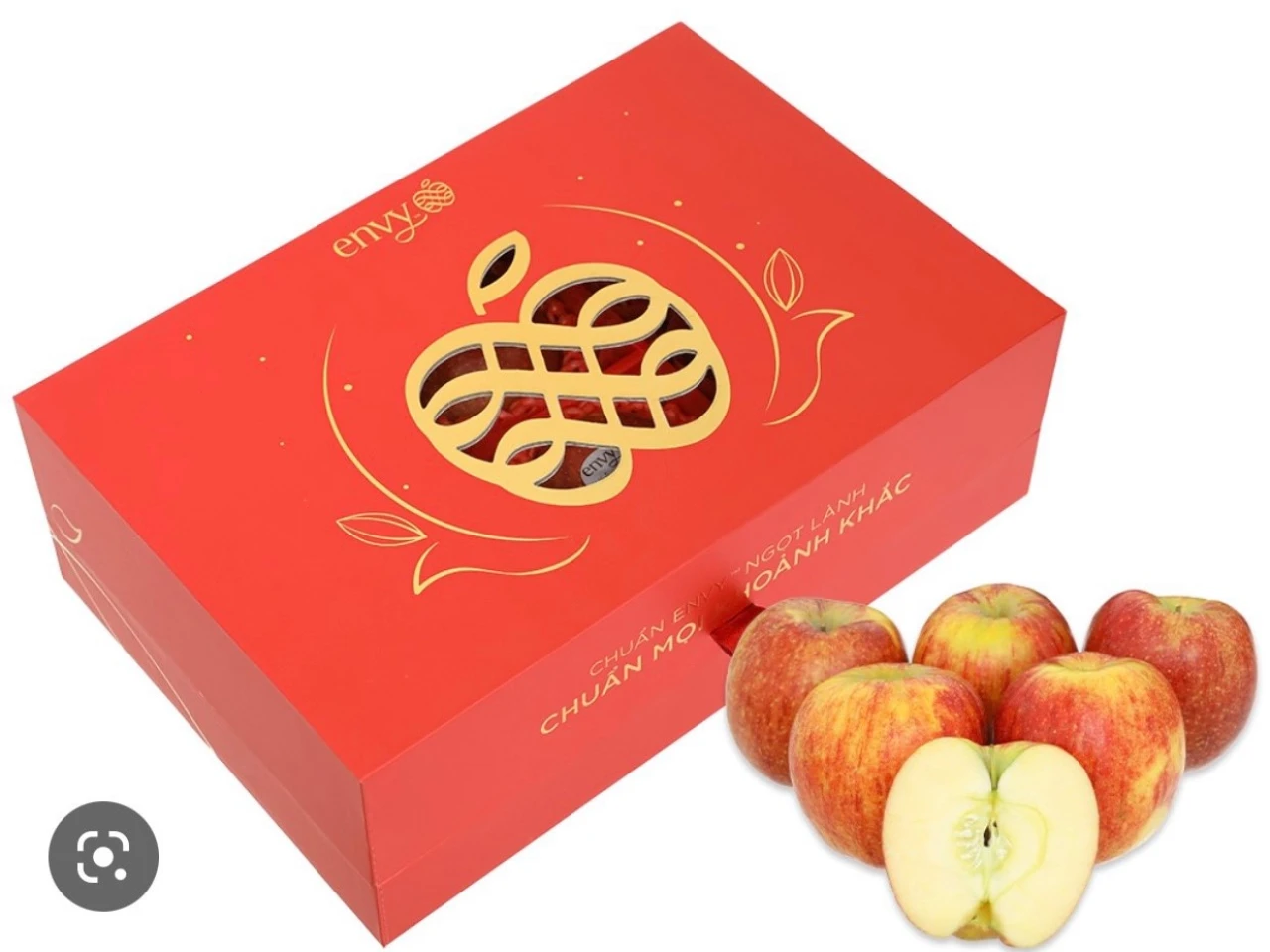 Hộp quà táo Envy thượng hàng ở Winmart cho tết thêm sức khỏe