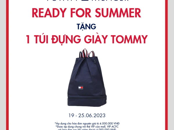 TOMMY HILFIGER READY FOR SUMMER | TẶNG 1 TÚI ĐỰNG GIÀY TOMMY