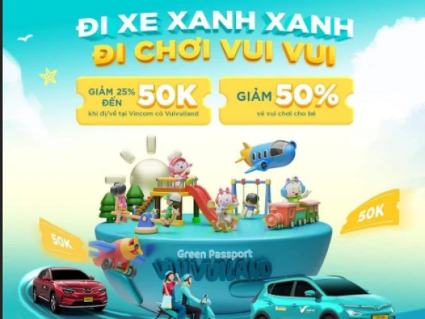 VUIVUILAND ĐI XE XANH XANH - ĐI CHƠI VUI VUI