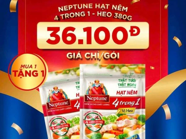 THẬT TƯƠI - THẬT NGON - HẠT NÊM NEPTUNE