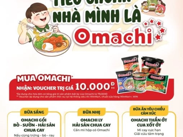 NGÀY CUỐI ưu đãi độc quyền TUẦN LỄ THƯƠNG HIỆU OMACHI
