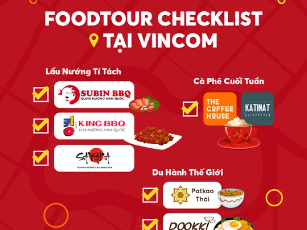 Tới Vincom Plaza Mỹ Tho thử ngay checklist foodtour này