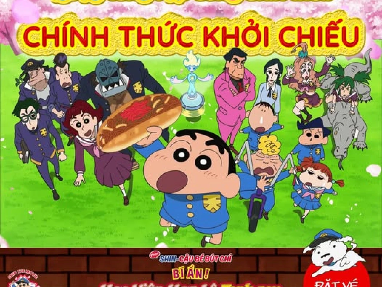 PHIM SHIN CẬU BÉ BÚT CHÌ: BÍ ẨN! HỌC VIỆN HOA LỆ TENKASU ĐÃ CHÍNH THỨC KHỞI CHIẾU