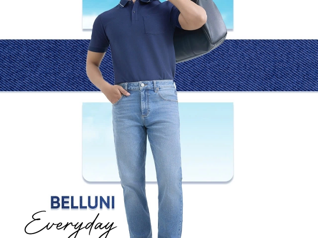 BELLUNI EVERYDAY JEANS: CHUẨN PHOM – BỀN BỈ THEO THỜI GIAN