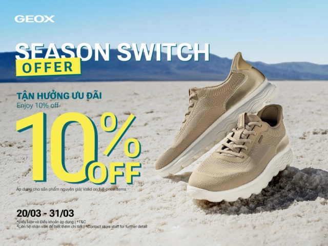 GEOX | SEASON SWITCH OFFER
