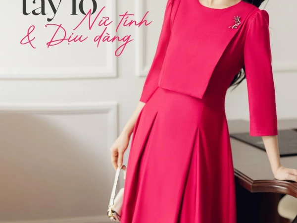 IVY MODA Nữ tính và dịu dàng, chiếc đầm này chắc chắn sẽ trở thành người bạn đồng hành lý tưởng cho cho các công sở hiện đại những dịp đặc biệt