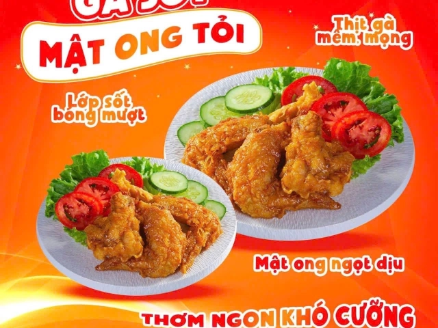GÀ SỐT MẬT ONG TỎI - THƠM NGON KHÓ CƯỠNG