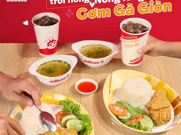 CƠM GÀ GIÒN JOLLIBEE