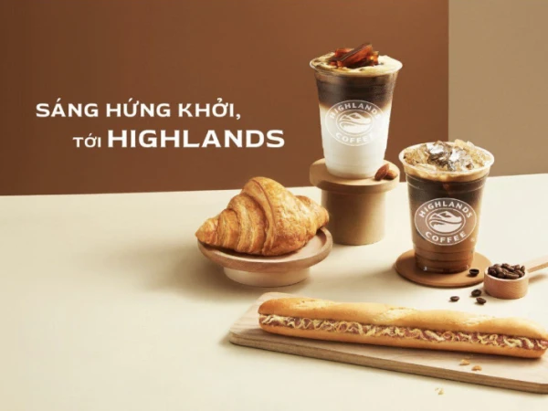 Highlands Coffee- Cần hứng khởi tới Higlands