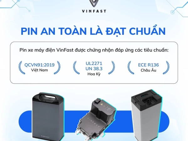 VinFast: Pin an toàn là đạt chuẩn