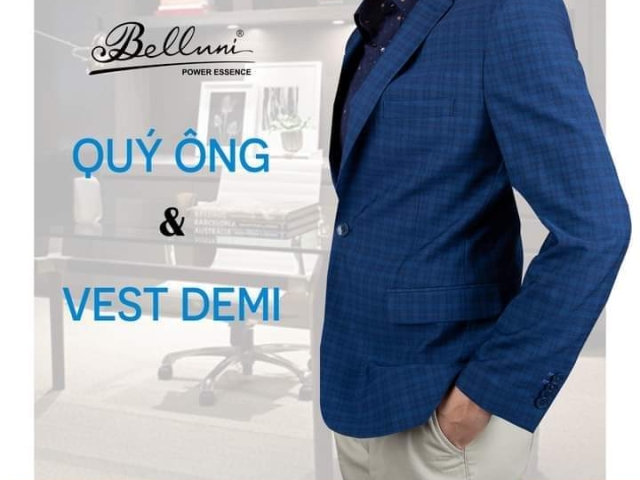 Quý ông & Vest Demi CÙNG BELLUNI