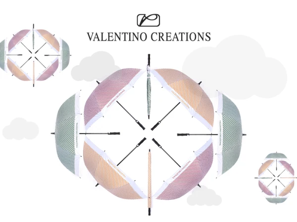 Dù Valentino Creations với thiết kế tinh xảo, cao cấp sang trọng.