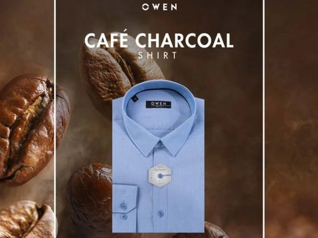 OWEN Thiết kế Sơ mi Cafe Charcoa, tiếp nguồn năng lượng cho cảm hứng mới