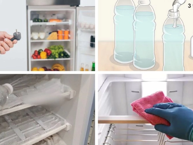 Xử lý tủ lạnh đóng tuyết đơn giản chỉ với chai nước và muối