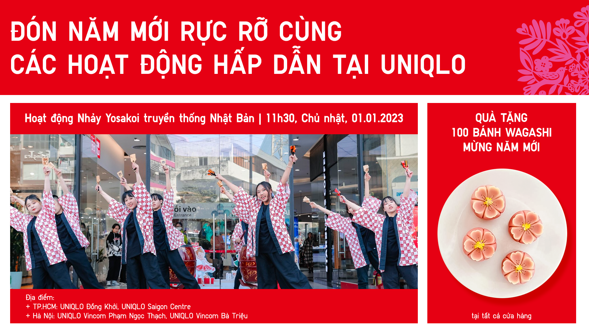 Cửa hàng UNIQLO Saigon Centre sẵn sàng cho ngày khai trương