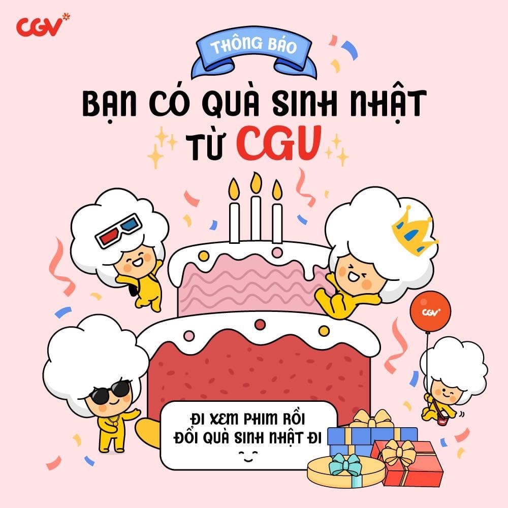 CGV Cinemas Vietnam  Thành viên nào có sinh nhật trong THÁNG 11 nhanh  nhanh ra rạp xem phim và đổi quà nha  Vũ trụ đã phát tín hiệu chịu  thì
