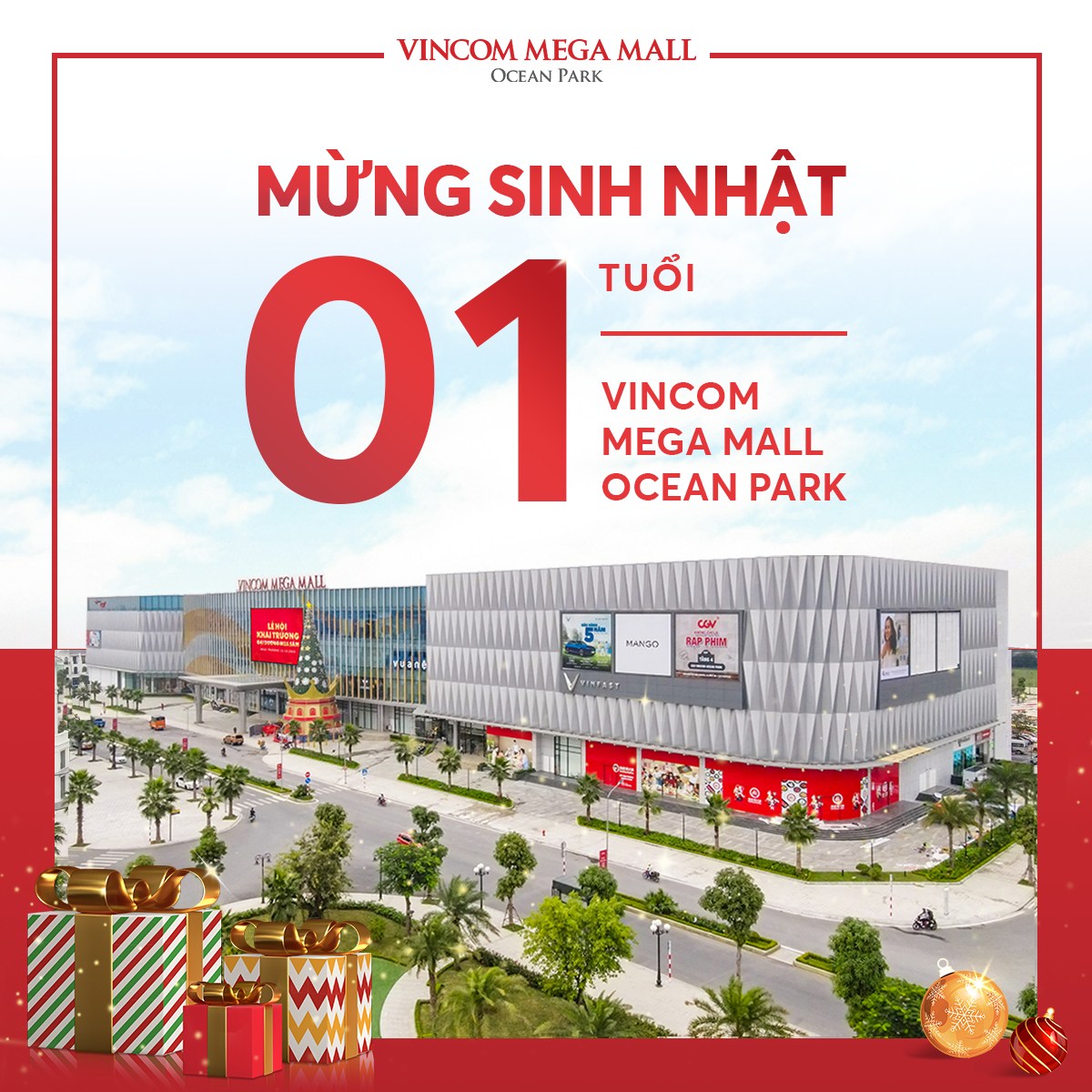 Mừng sinh nhật 01 tuổi của Vincom Mega Mall Ocean Park