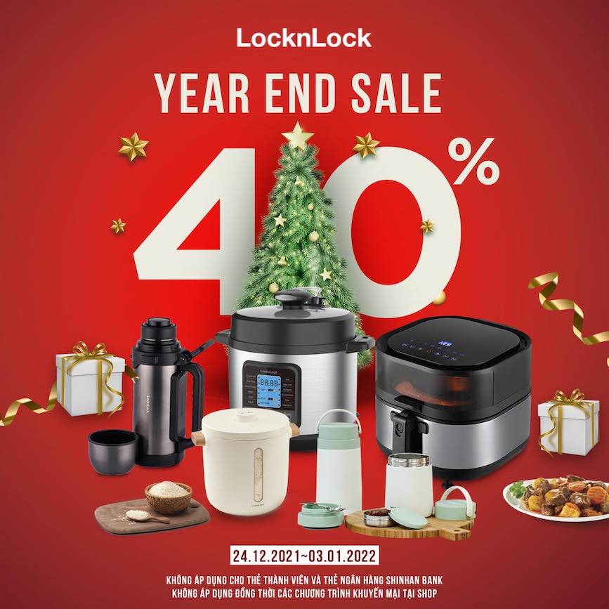 LocknLock sale mạnh dịp lễ hội