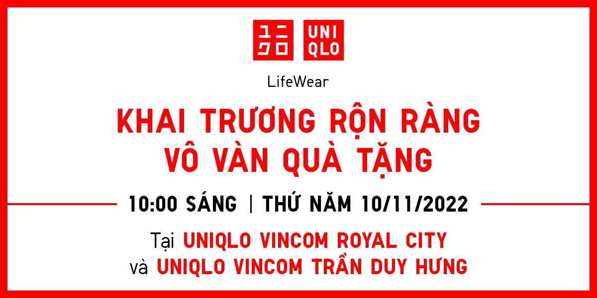 Uniqlo khai trương thêm cửa hàng tại Vincom Bà Triệu đánh dấu mốc 3 năm mở