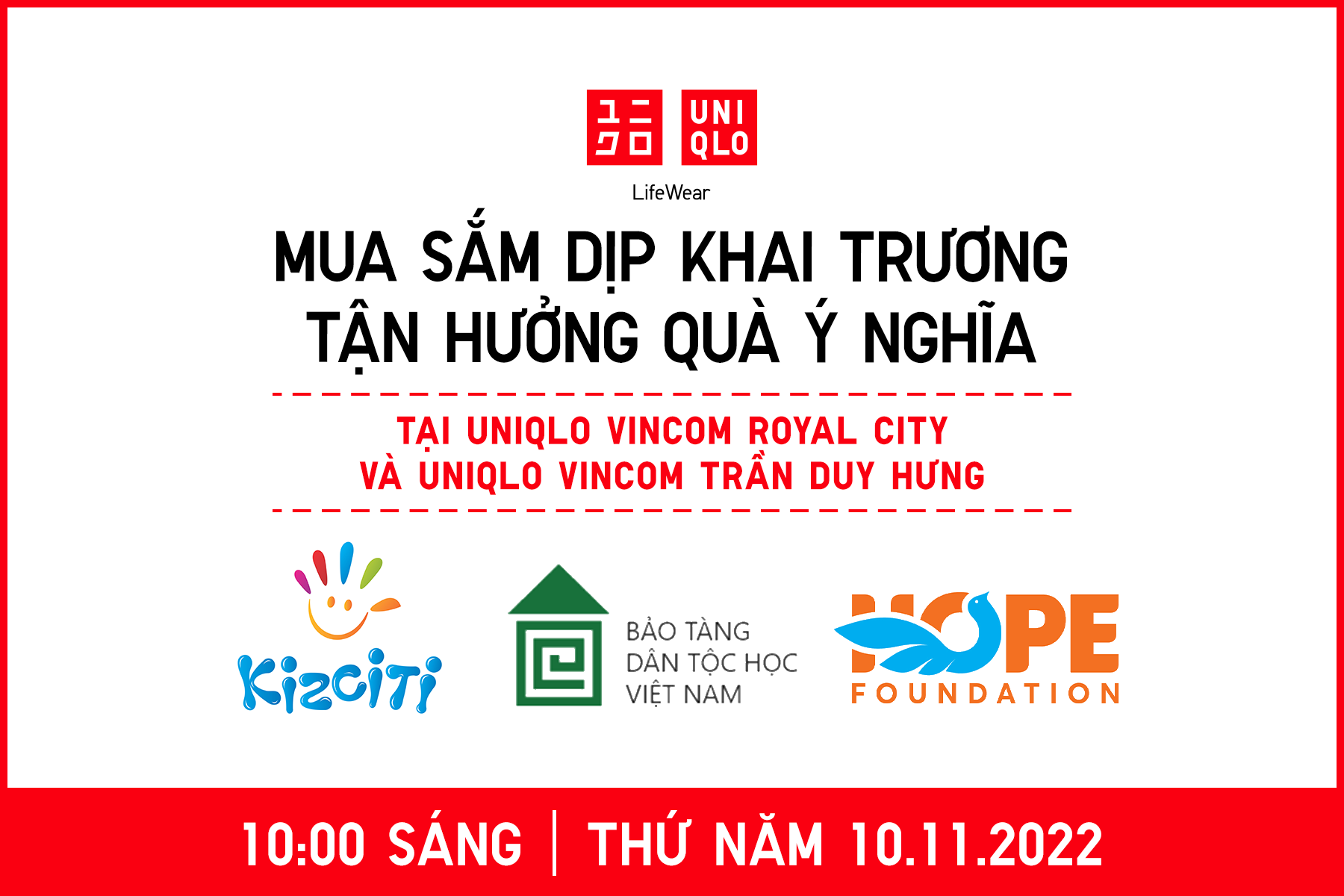 UNIQLO khai trương thêm hai cửa hàng mới tại Hà Nội