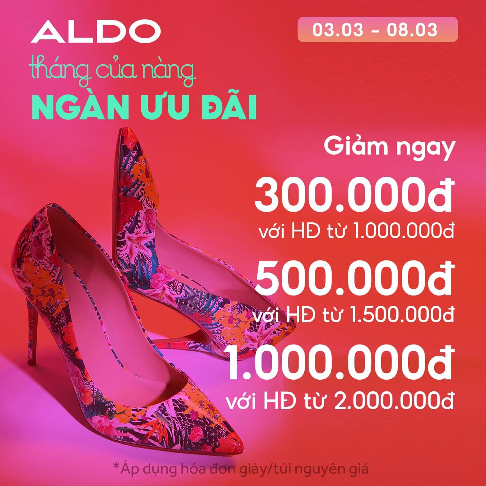 ALDO | THÁNG CỦA NÀNG - ƯU ĐÃI NGẬP TRÀN | Vincom