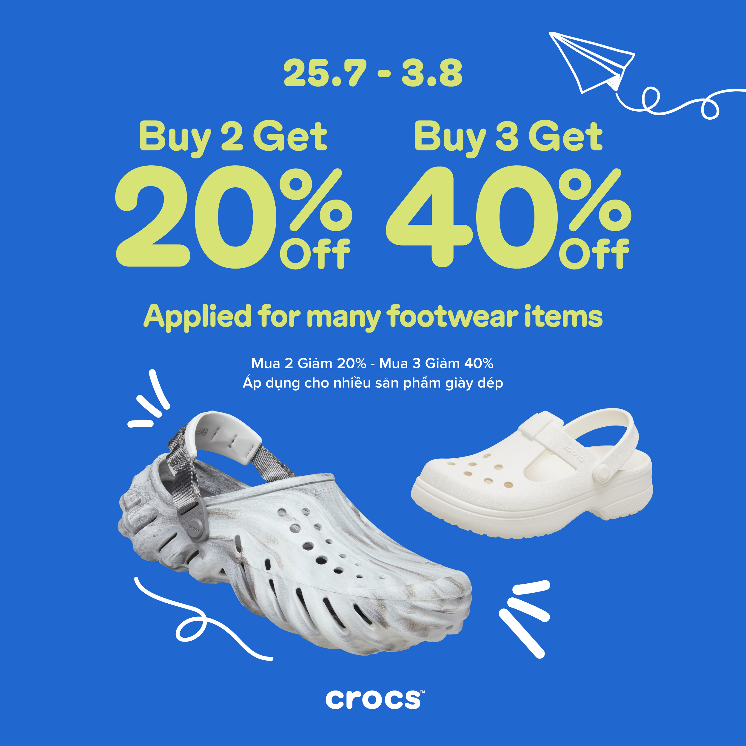 crocs lên deal xinh | Vincom