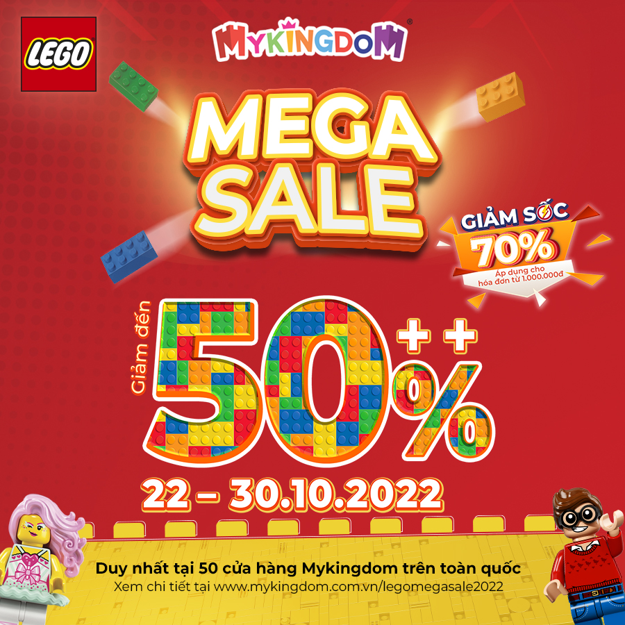 LEGO MEGA SALE 2022 SI U SALE M L I U I V I Vincom