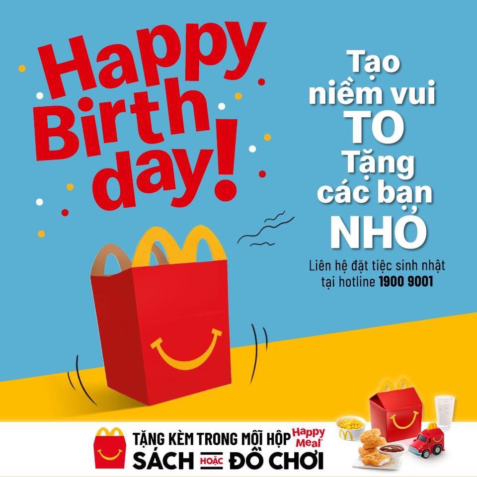 McDonalds  Chi nhánh Bến Thành Hồ Chí Minh  Dịch vụ trang trí tổ chức  sinh nhật thôi nôi sự kiện Kool Style