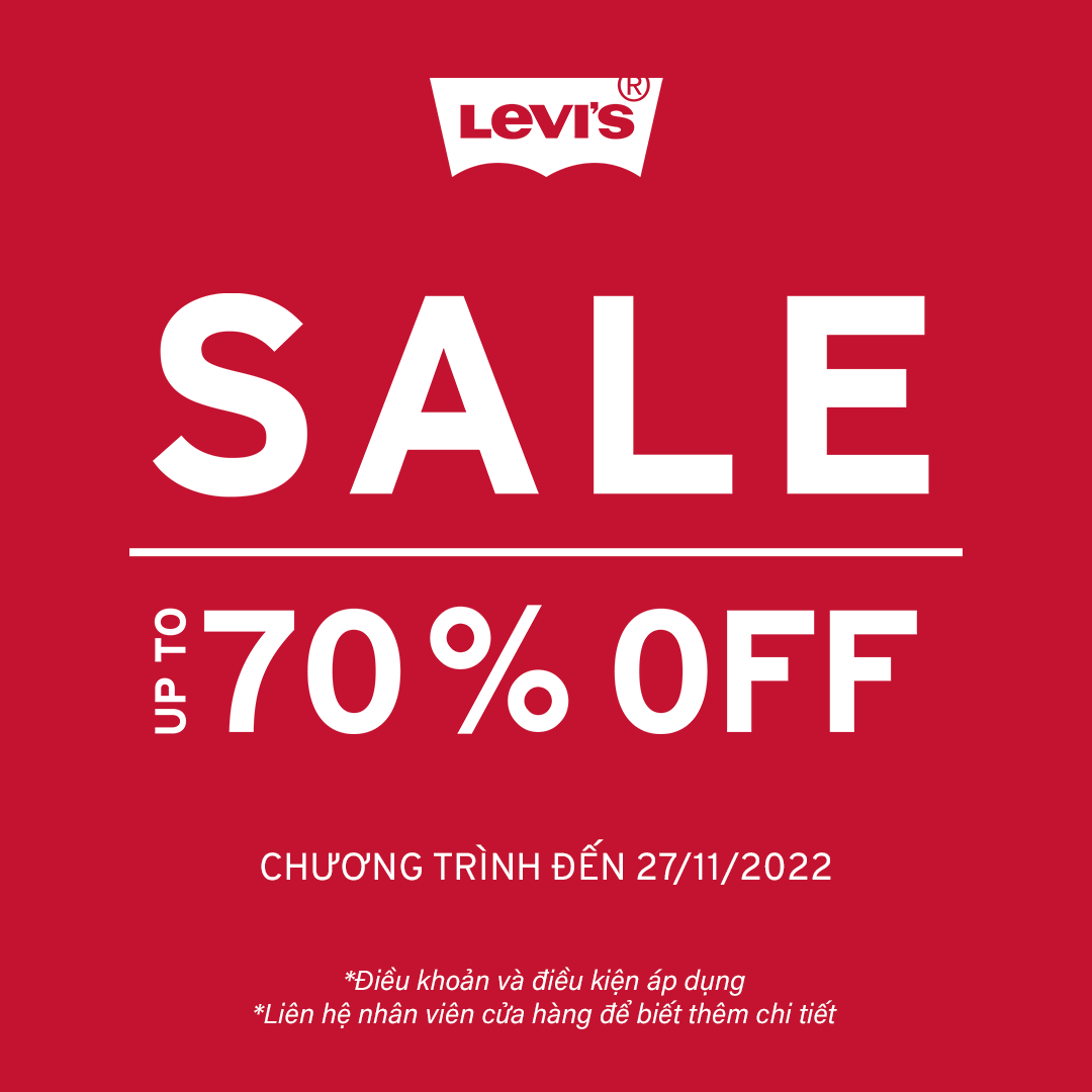 Levi's black friday - sale up to 70% | Vincom