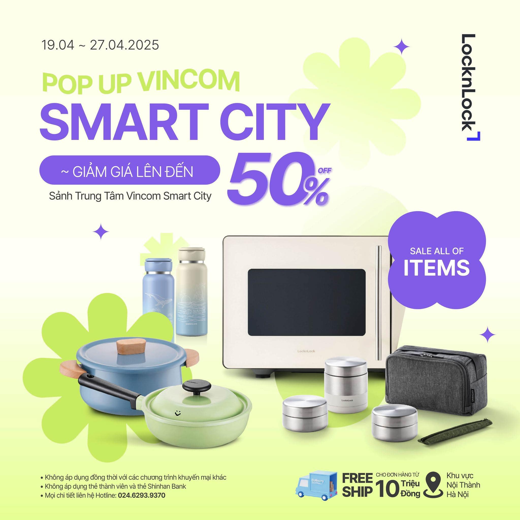 LocknLock x Vincom Smart City | MỞ ƯU ĐÃI, ĐÓN DEAL XỊN | Vincom