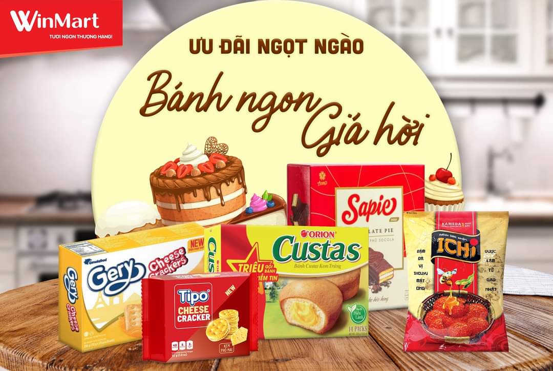 ƯU ĐÃI NGỌT NGÀO - BÁNH NGON GIÁ HỜI TẠI WINMART