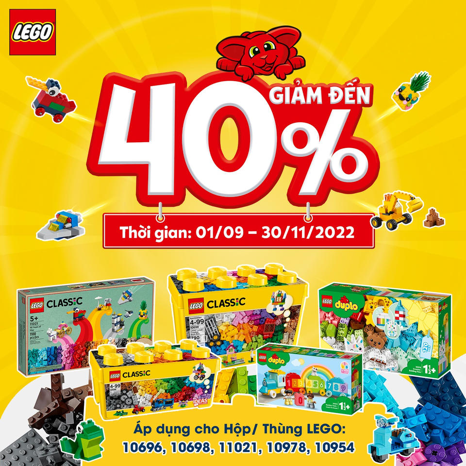 Thùng Gạch Lego Classic Sáng Tạo Trung Olixvn