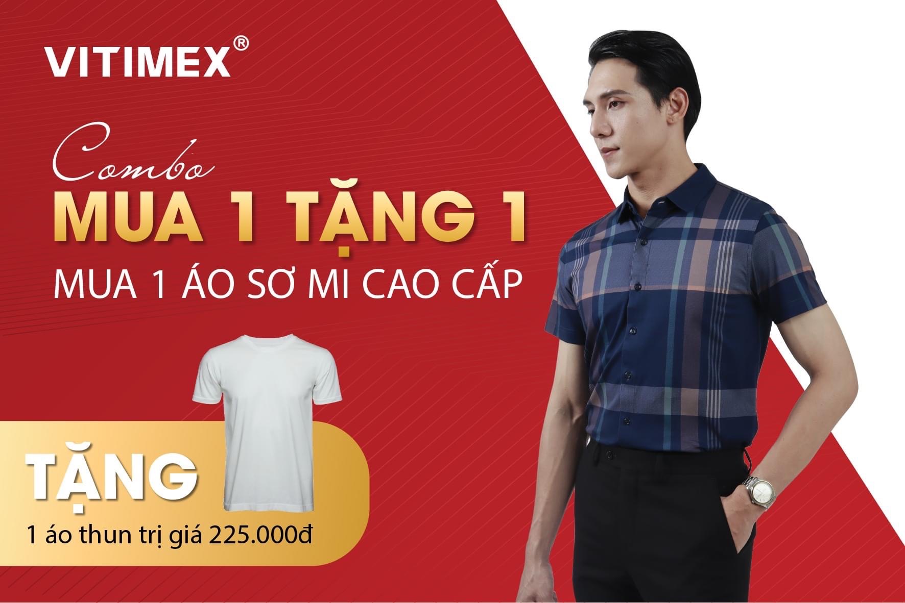 Giảm giá Áo sơ mi Vitimex Dài tay form rộng kiểu công sở vải chống  nhăn thoáng mát  ARD7560  BeeCost