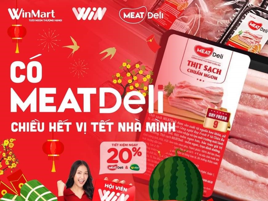 Tiết kiệm ngay 20% cho toàn bộ các sản phẩm thịt sạch MEATDeli và Rau sạch WinEco khi đăng ký Hội viên Win