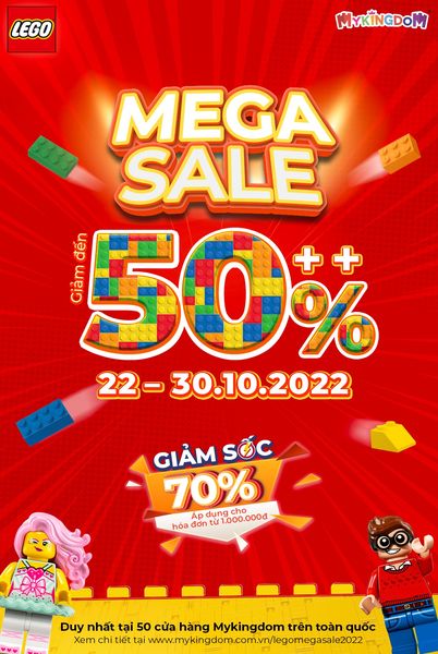 LEGO MEGA SALE 2022 B T L CH S N SALE N B O U I Vincom