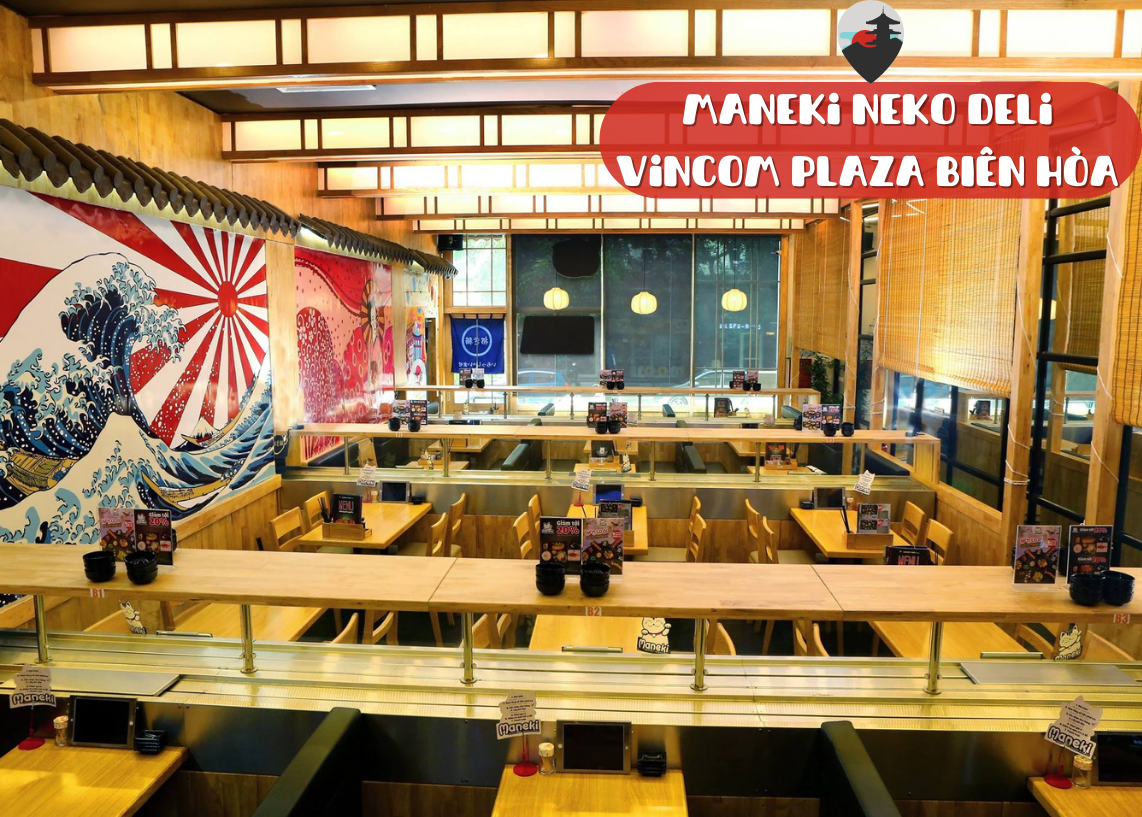 Không gian Maneki Neko Deli tại Vincom Plaza Biên Hòa 