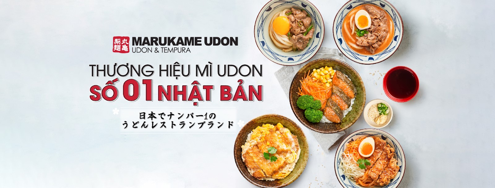 thương hiệu mì udon nổi tiếng Marukame Udon