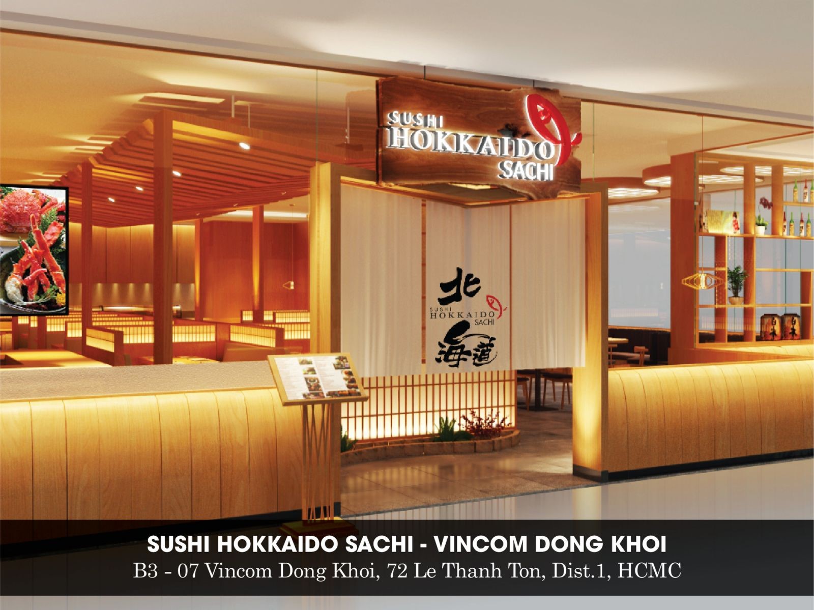 không gian nhà hàng Hokkaido Sachi