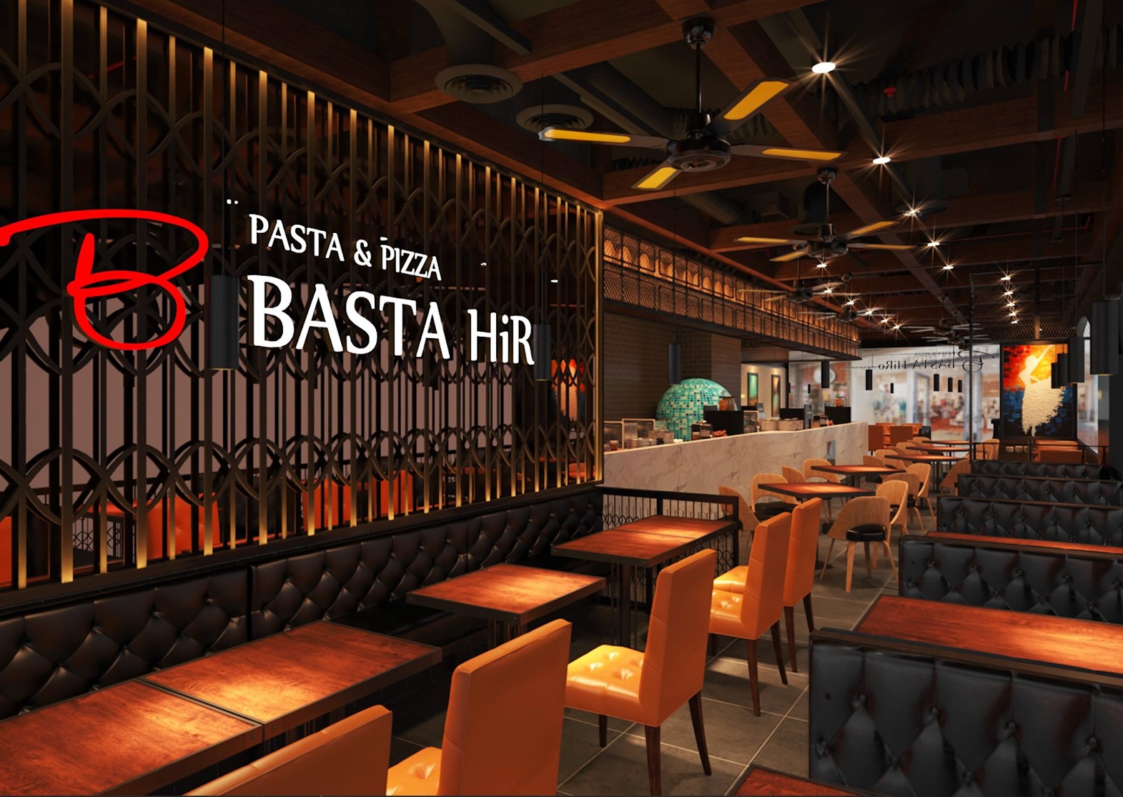 không gian nhà hàng Basta Hiro