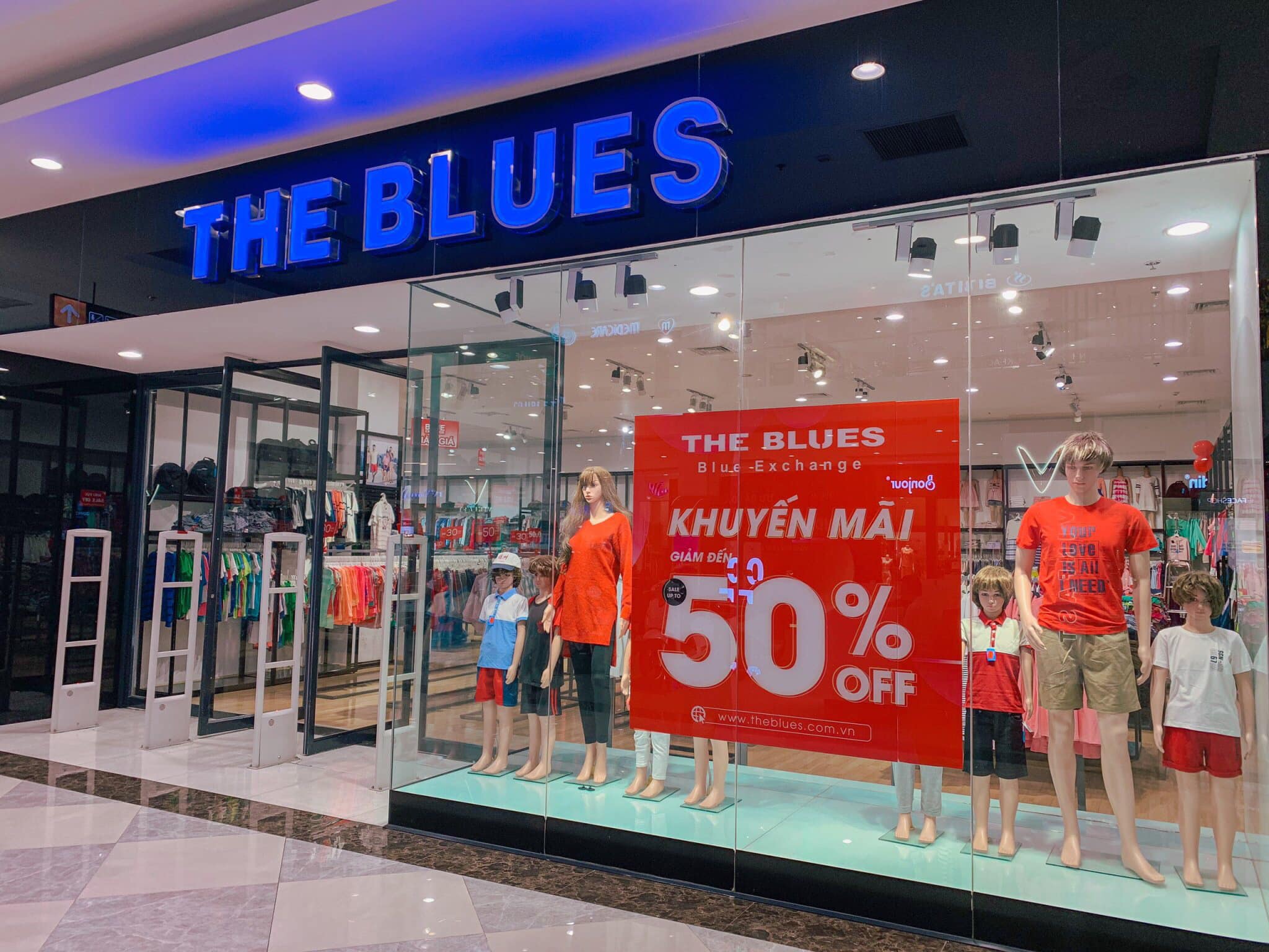 Cửa hàng The Blues tại TTTM Vincom