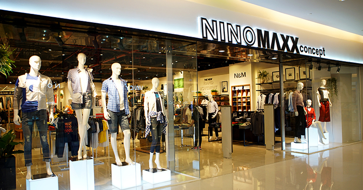 Nhãn hàng thời trang Ninomaxx tại Vincom