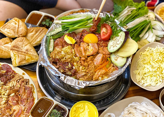 nầm bò nướng Oanh nướng