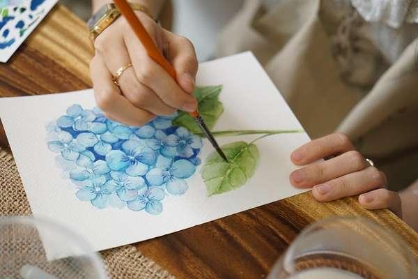 workshop vẽ tranh màu nước