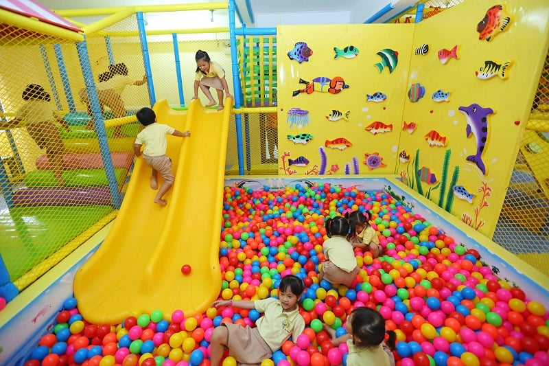 không gian khu vui chơi Kidsyard