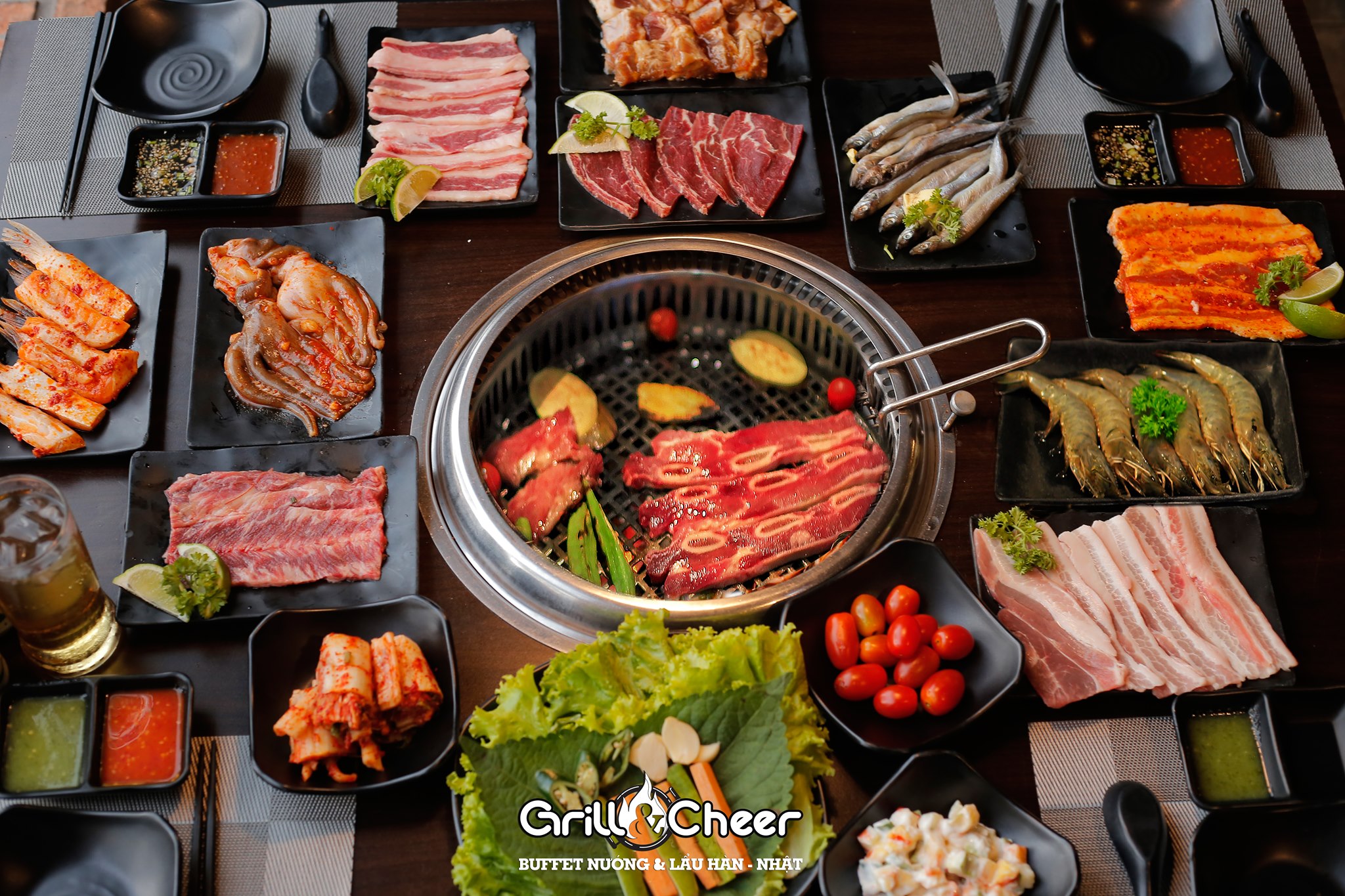 Món nướng Nhật - Hàn tại Grill & Cheer