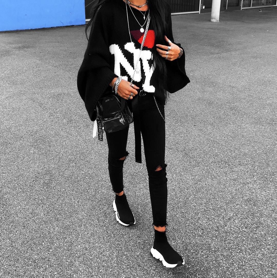 Fashion Look Featuring Balenciaga Bags and Balenciaga Sneakers  Athletic  by ShakeOfLuxury  S  Sneaker outfits women Trainers outfit Balenciaga  trainers outfit