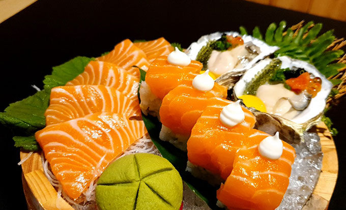 Các món ngon tại nhà hàng Sushi KO